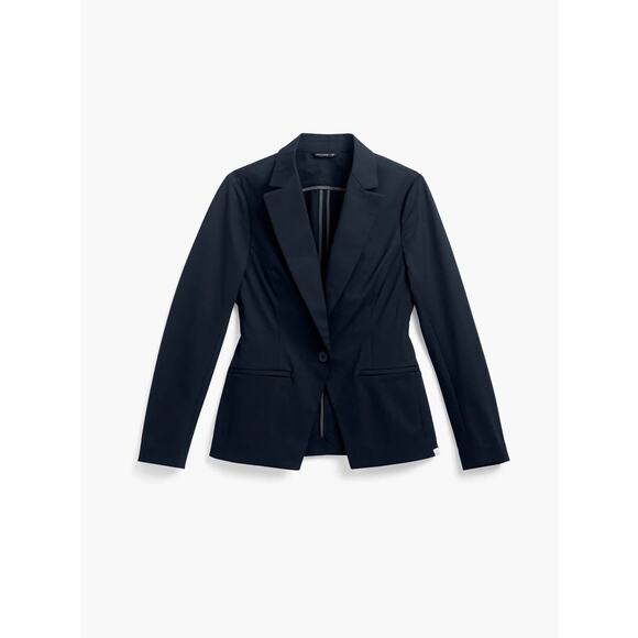Ministry of Supply Women's Kinetic Tailored Blazer Navy Size 12 NWT - Picture 15 of 16